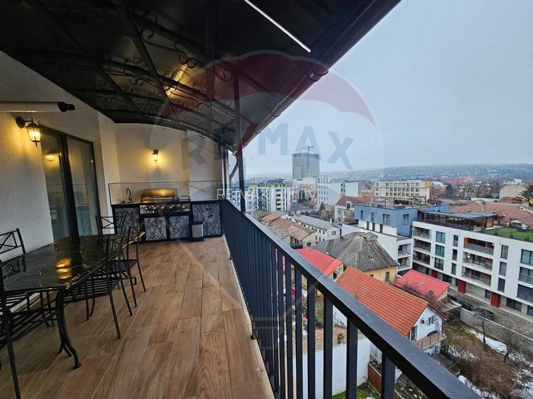 Inchiriez apartament de LUX cu 3 camere terasa, parcare zona Centrala - 33