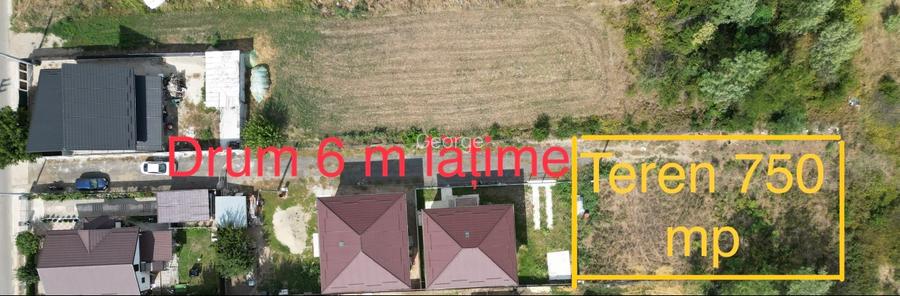 Teren intravilan 650 mp, utilități  - 6