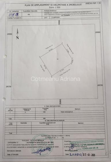 Vând teren intravilan în Cumpana, zona Complex Sportiv - 3