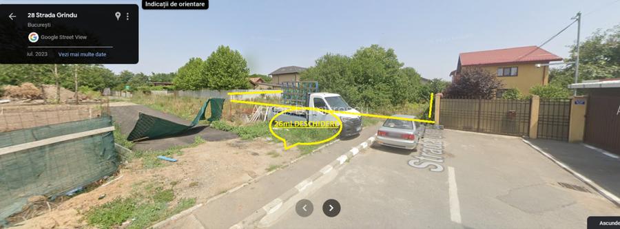 Teren 1200 mp | Deschidere 26ml | Utilitati | Bucuresti-Magurele,0%comision - 2