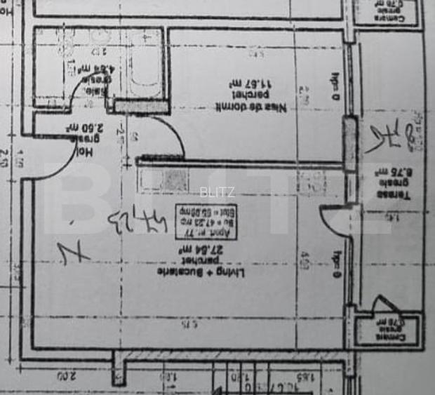 Apartament 2 camere cu terasa, etaj intermediar, zona BMW - 4
