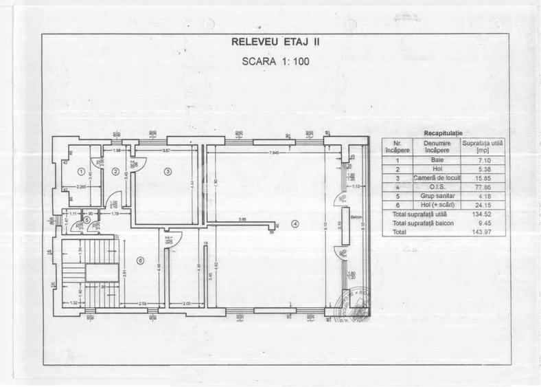 FRATII GOLESTI | Clădire P+3+M, 928 mp, teren 1.996 mp, deschidere 24,6 ml - 6