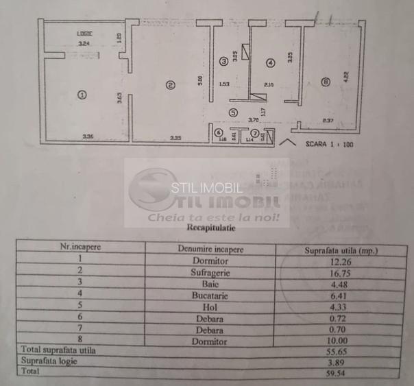 Apartament 3 Camere | 60 mp | Etaj 2 - Zonă Podu Ros - 7