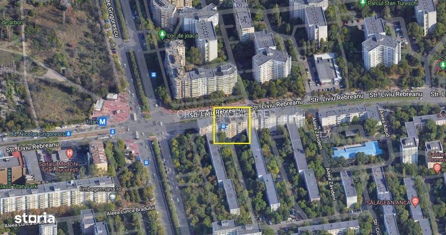 Apartament 2 camere complet mobilat, metrou Titan, etaj 3/7 - 6