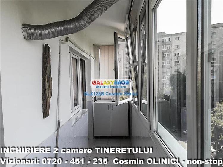 Inchiriere apartament 2 camere Tineretului langa parc mobilat utilat - 9