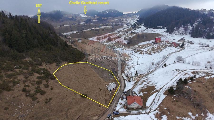 Casă + Teren Intravilan Fundata | Vedere Panoramică | Apă, curent - 2