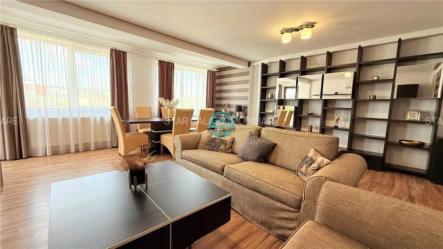 Inchiriez apartament cu 2 camere, mobilat modern, 115mp la 2 minute de Primarie - 2