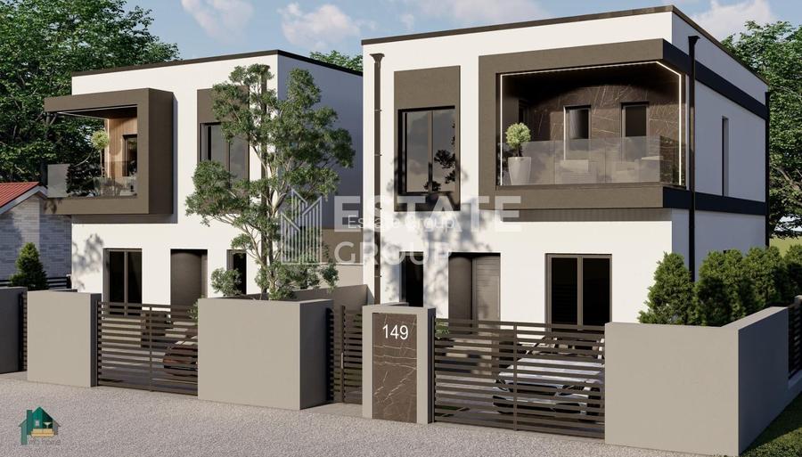 Duplex cu 5 camere despartit prin garaj in Mosnita Noua - 2