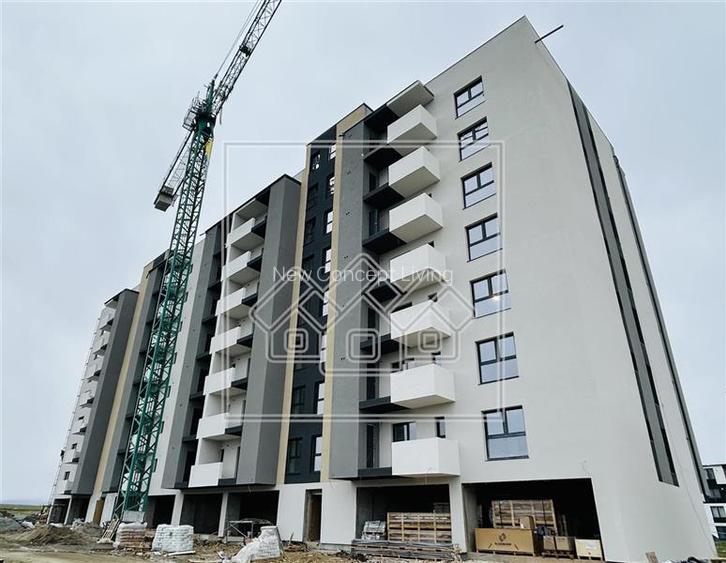 Apartament de vanzare in Sibiu - 3 camere + balcon - bloc nou, lift - 6