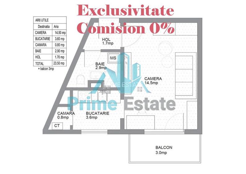 Garsoniera la cheie pe strada Fantanele, Bloc Potcoava - 9
