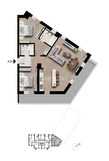 Apartament cu 2 camere în Maniu 141 – La doar 3 minute de metrou Păcii - 12