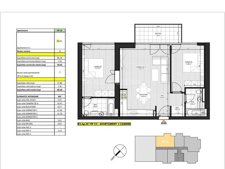 Apartament 3 camere de vanzare | zona premium | 13 Septembrie- Marriott | - 16