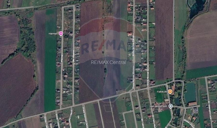Teren 500 mp Hărman, Str. Plevnei – Front 18m - 11