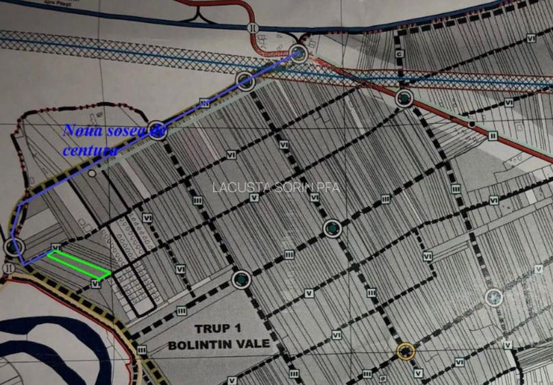 Bolintin Vale, intravilan, 9200 mp, deschidere 46 ml, utilitati, liber - 4