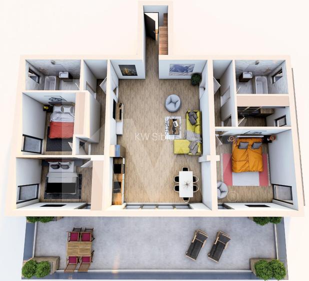 Teren de vanzare cu autorizatie bloc  22 apartamente cu terase - Sibiu - 10