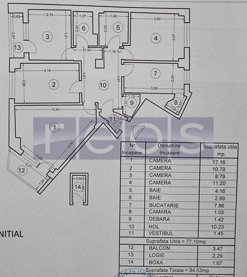 OCAZIE APARTAMENT DEOSEBIT 4 CAMERE ZONA TURDA- BLD ION MIHALACHE - 15