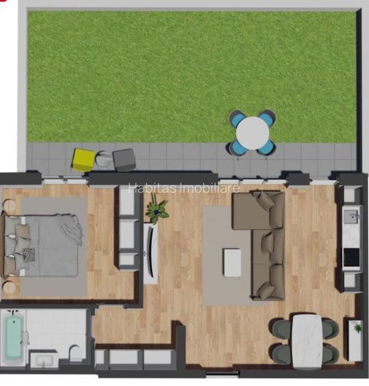 Apartament cu 2, camere, zona Vivo, parcari subterane - 39