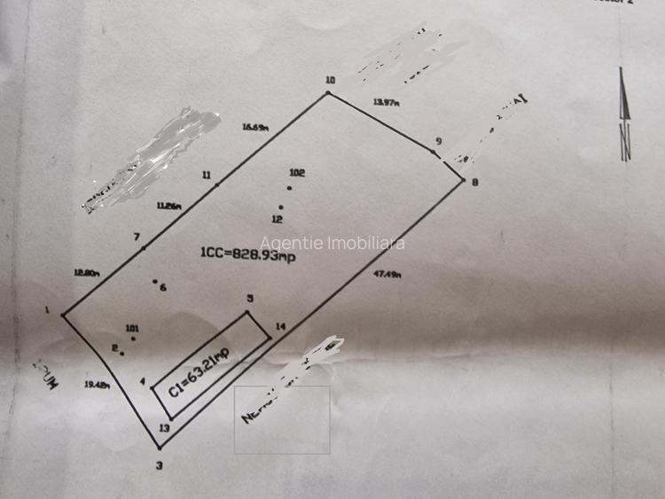 TEREN 828 MP + CASA 63 mp demolabila, Fundeni - Frunzaresti, Toate utilitatile - - 4
