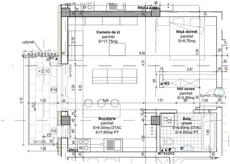 Apartament 1 camere 41.75mp cu nisa, Baciu, zona Pizzeria Regal - 8