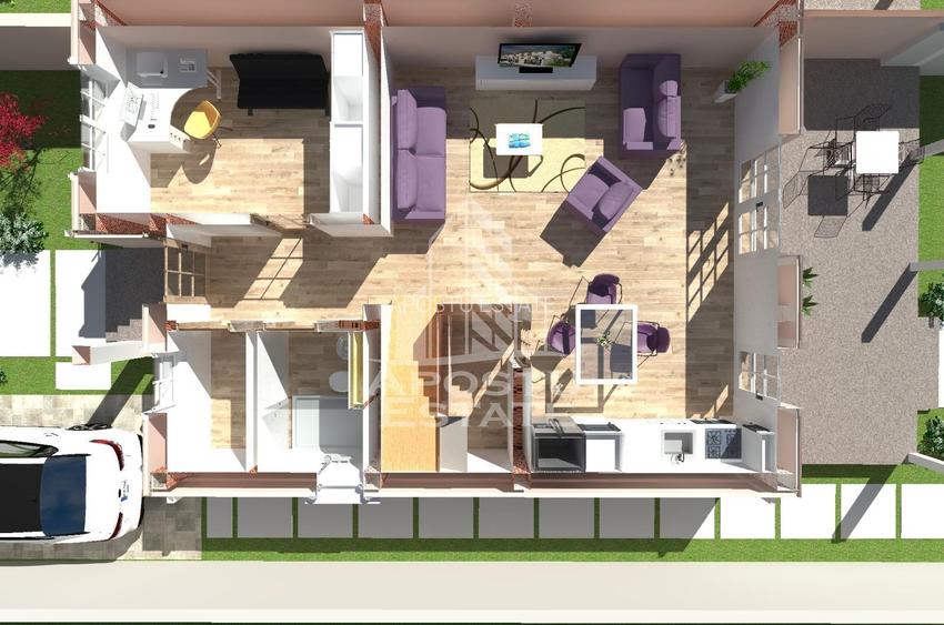 Duplex cu 5 camere, 2 bai, in Remetea Mare - 7