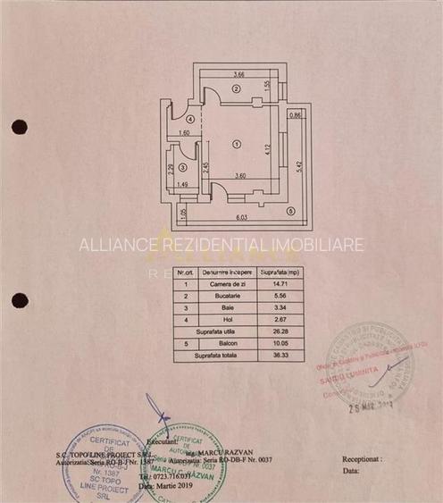 Garsoniera 34 m² de vanzare – bloc modern 2016, - 3