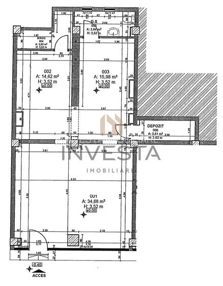 Spatiu comercial de inchiriat - 81mp - zona Kaufland Marasti - 1