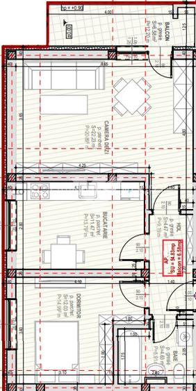 Apartament 2 camere 55 mp etaj 1 cu balcon, parcare Selimbar SIBIU - 3