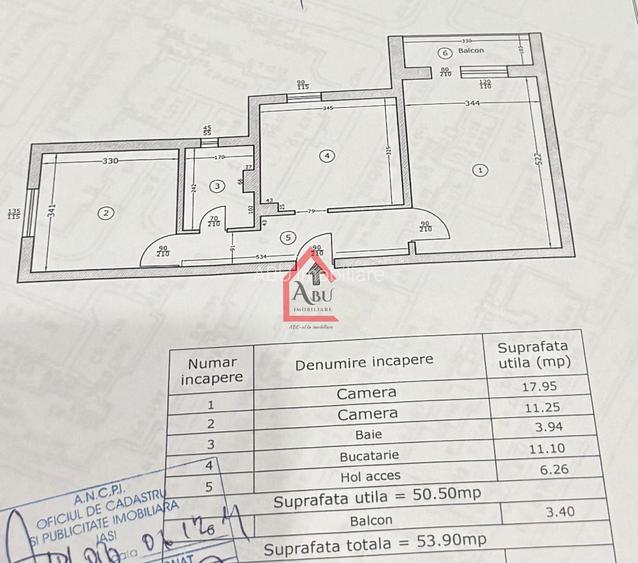 Apartament cu 2 camere, Decomandat, Cug, renovat - 1