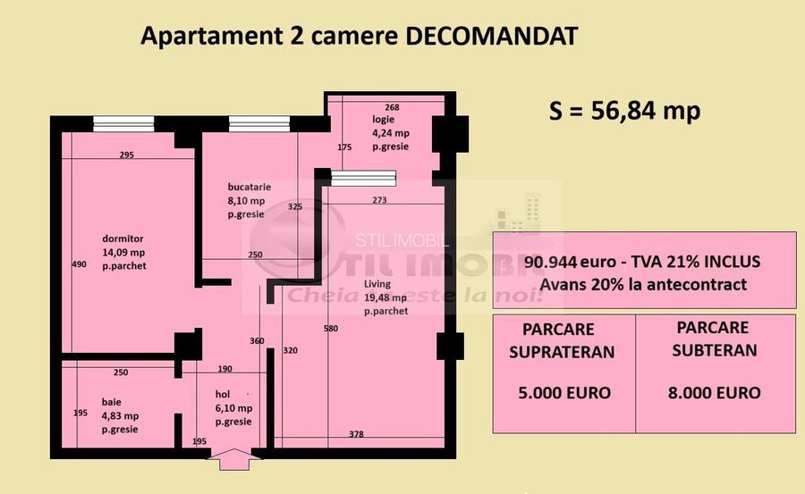 Apartament decomandat Cug Valea Adanca, bloc nou, cartier rezidential - 2