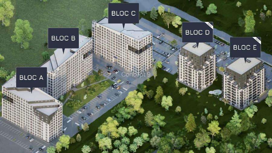 Apartament 3 camere - CONCEPT 9 ETAPA II - Direct de la dezvoltator - 14