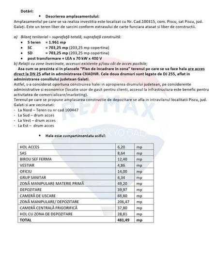 Teren agricol 13,1 ha + Hală 700 mp + Utilaje Agricole - Piscu, Galati - 29