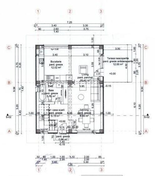 Casă parter + etaj cu pod si curte intre 277mp si 700mp - 8