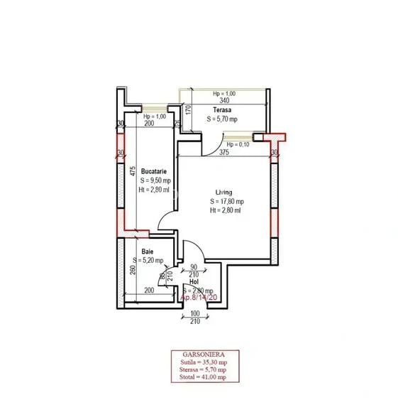 Metrou 8 Minute Garsoniera Decomandata Pallady Bloc Nou - 2
