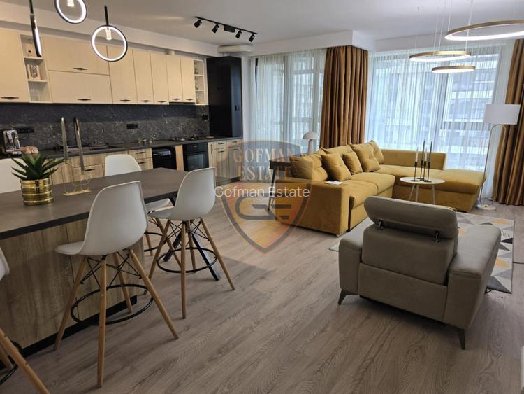 2  camere, Central, mobilat modern, etaj 1, 2 lifturi, balcon - 15