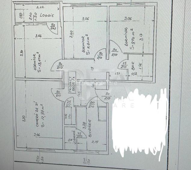 4 camere, Titan, decomandat, centrala, et. 4, 83mp, metrou, boxa - 10