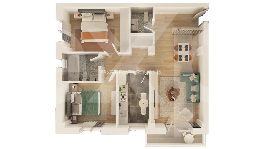 Apartament 3 camere Trivale | Bloc Nou Finalizat - 2