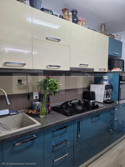 Apartament 3 camere, 66 mp, etaj intermediar, mobilat si utilat, Valea Lupului