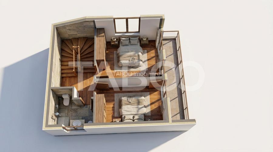 Apartament 3 camere decomandat cu doua balcoane 84 mp zona Turnisor - 2