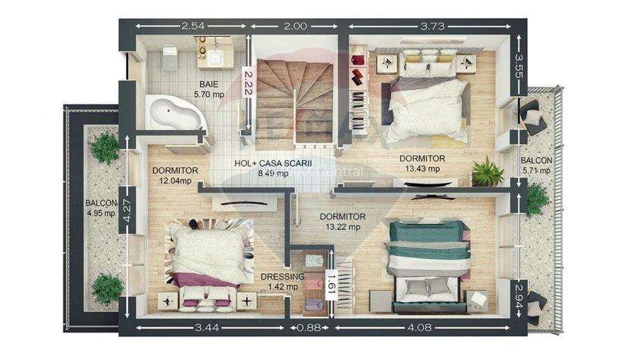 Casă  tip Duplex, Sacele - zona Baciu - 8