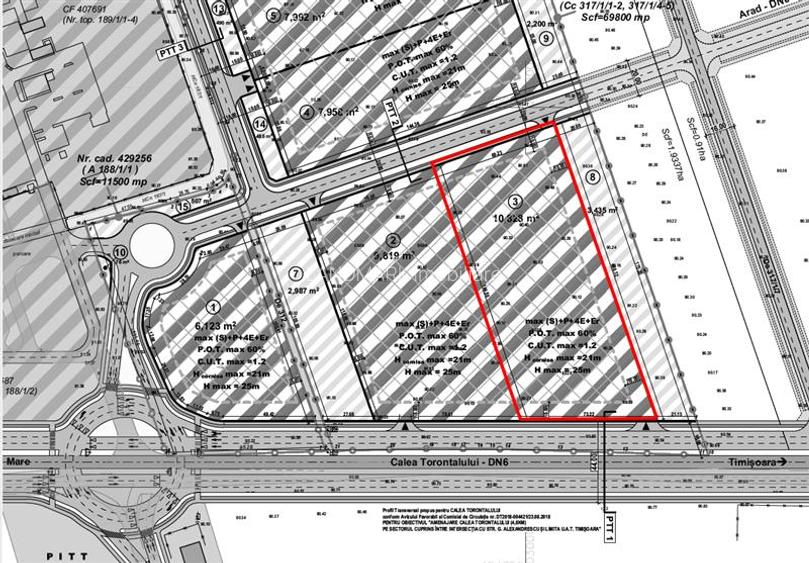 Teren INDUSTRIAL cu PUZ de vanzare pe Calea Torontalului - 2