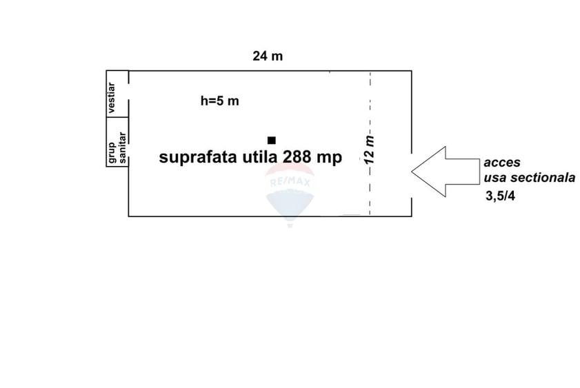 Hala industriala de inchiriat in Brasov, Uzina 2, 324 mp si parcare - 2