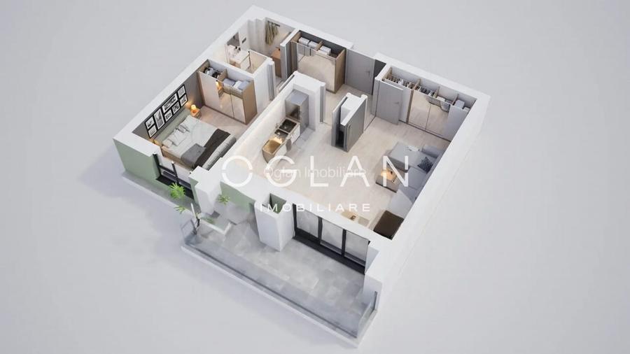 Apartament 2 camere, 0% comision – 51 mp + terasa - 6