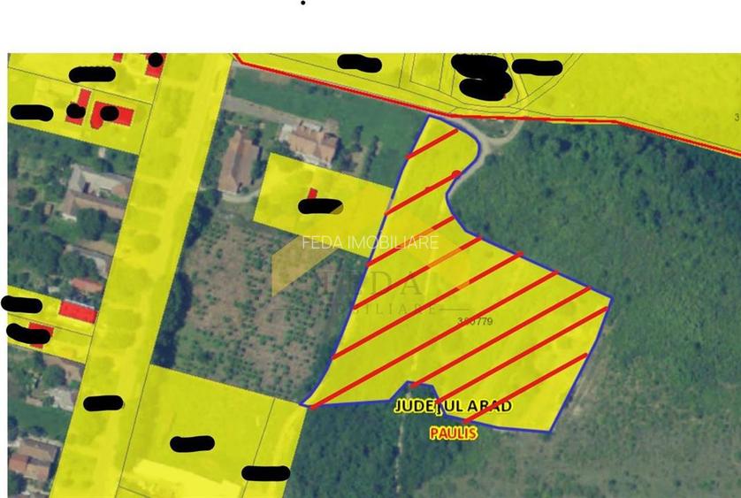 Teren intravilan pe deal Paulis, Arad - 3
