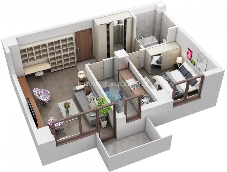 Apartament cu 2 camere in complex rezidential Vitan Estates, Comision 0% - 1