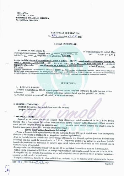 Vanzare teren central Otopeni - 4