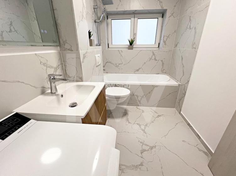 De inchiriat apartament 2 camere complet mobilat si utilat. Terasa mare.  - 19