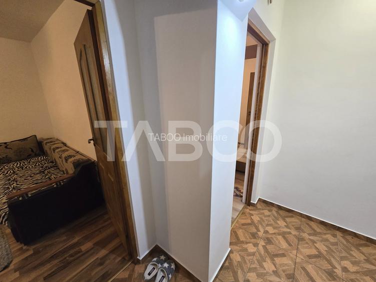 Apartament 3 camere etaj intermediar mobilat balcon zona Tiglari Sibiu - 13