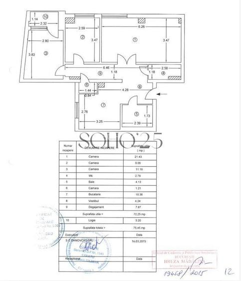 Apartament 3 camere | Piața Romană | Ultracentral | 76 mp - 1