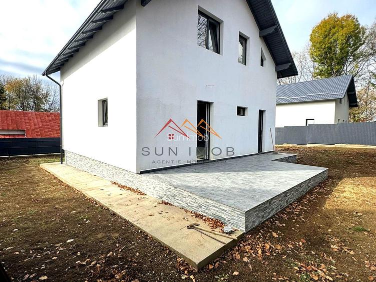 Casa noua, P+M, 4 camere, terasa, teren 550 m2, central, Cornu - 18
