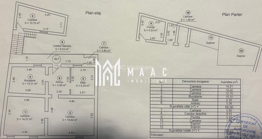 Apartament 3 camere curte privata zona Centrala - 1